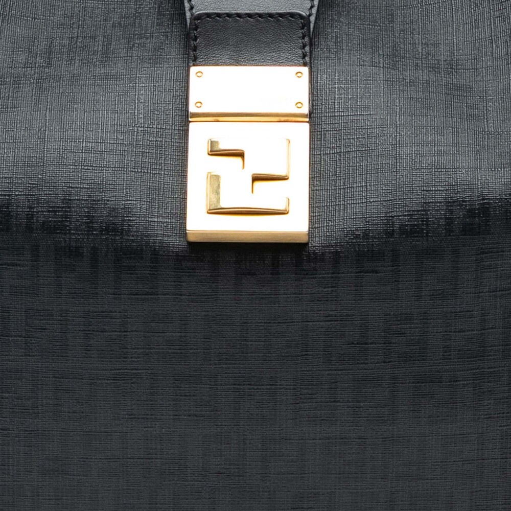 Pre-Loved Fendi Zucchino Spalmati Chiusura Tote - Picture 7 of 8